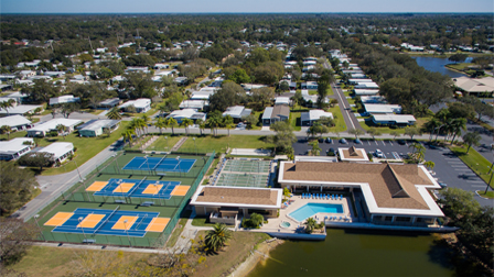 Arial of community and club house